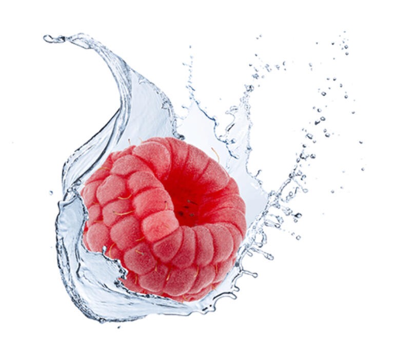 fruit with water